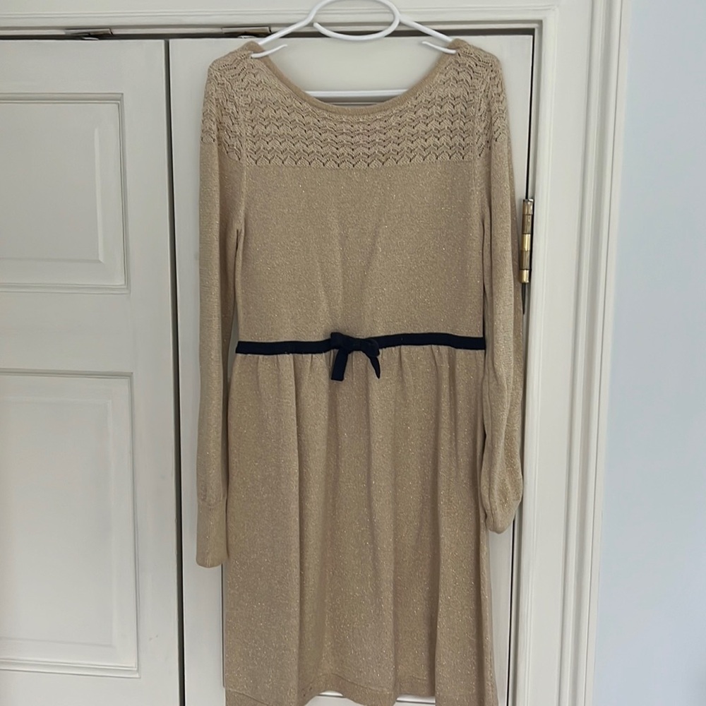 Lilly Pulitzer gold dress size large (8-10)